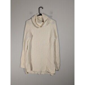 POLO Ralph Lauren Womens Beige Alpaca Blend Turtleneck Tunic Sweater Sz S Mature